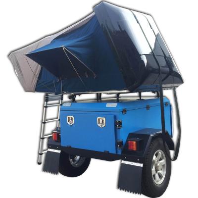 China 2019 New 4wd TK-D2 Campe Trailer Overland Travel Trailer With Hard Shell Roof Top Camping Tent for sale