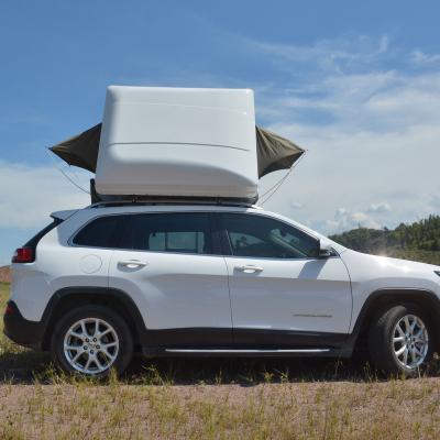 China Extended type 4x4 off road hard shell ABS car roof top off road suv camper truck trailer 3-4 person camping waterproof roof top tent for sale