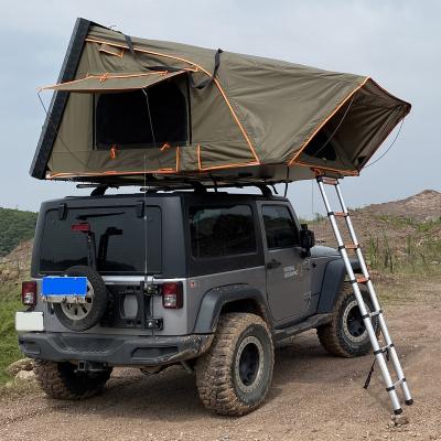 China Extended Type Hardshell 4wd Hard Top Shell Roof Top Tent Off Road Vehicle Car Trailer 4 Person Aluminum Roof Top Camper Trailer Tent for sale