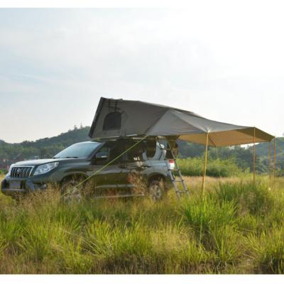 China Extended Type Folding Hard Shell Hardshell Top Car Garage Roof Top Tents For Off Road Land Cars 4x4 Roof Top Canvas SUV Truck Camping Tent for sale