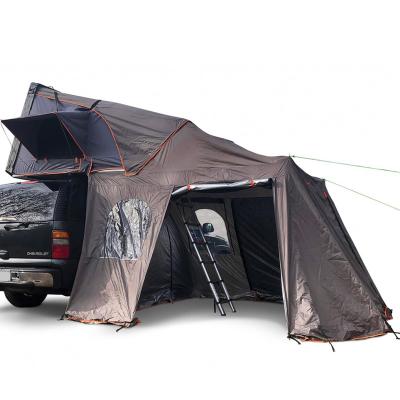 China Extended Type Shell Car Roof Top Tent 4wd 4x4 Trailer Top Tent Off Road Overland Outdoor Fordable Hard for sale