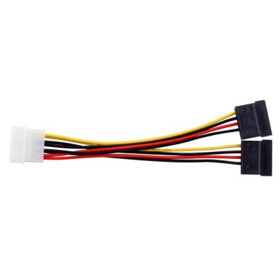 China COMPUTER ANERA 4P Multifunctional High Speed ​​IDE Molex Male 2 to SATA 15P Serial Female Power Converter Adapter Cable for Hard Disk for sale