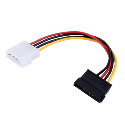 China COMPUTER ANERA 4P Multifunctional High Speed ​​IDE Molex Male to SATA 15P Serial Female Power Converter Adapter Cable for Hard Disk for sale