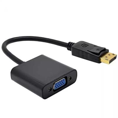 China ANERA High Quality ABS Shell 1080P Display DP Male to Female VGA Adapter Converter Cable AE-DPM-VF-01 for sale