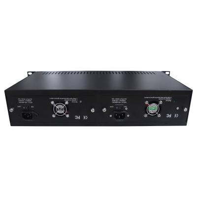 China Standalone Load 14pcs Media Converter Factory Outlet Standalone Media Converter Dual Power 2U 14 Slots Rackmount Chassis for sale