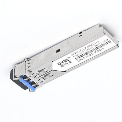 China OYEL Gigabit Single Mode Duplex Fiber 1.25G 1310nm 20km Fiber LC DDM SFP Module SFP-GE-LX-SM1310-20KM for sale