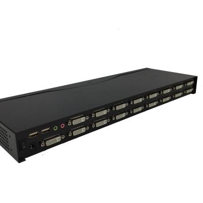 China 16 High Quality Port DVI KVM Switch Support USB2.0 With IR Support USB Device DVI KVM Switch EL-161DUB for sale