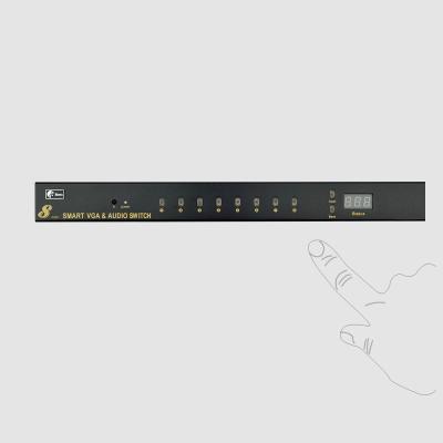 China High Quality VGA 8 Input 1 Output 8x1 500MHz Support 3D VGA Video Audio Switch EL-S801 for sale