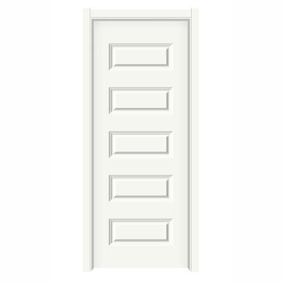 China White Decoration 5 Panel Primer Molded Door Skin for sale