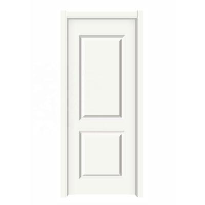 China Decoration 2 Panel North America Popular Design White Primed Flush Mold Door Skin for sale