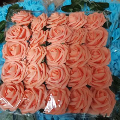 China European PE Laxet Silk Rose Peony Flowers Artificial Different Roses for sale