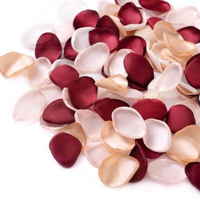 China Wholesale 200PCS Wedding Party Event Decoration Silk Rose Petals, Wedding Petals, Flower Women's Basket Centerpiece Aisle Decoration Artificial Rose Petals for sale