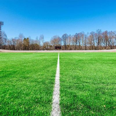 China Gauge 5/8 Inch PE Football Artificial Turf Green Fake Grass For Soccer Field for sale