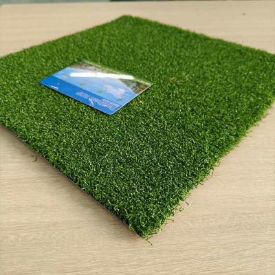 China Green Golf Artificial Turf Dtex 6000 15mm Artificial Grass With Curved Fiber For Sports And Gardens for sale