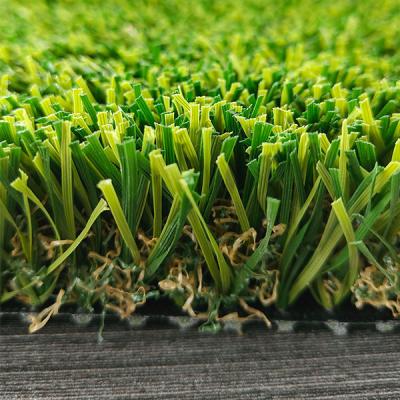 China Rectangle Green Artificial Grass For Landscaping Garden Balcony for sale