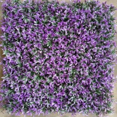 China Purple Artificial Wall Grass For Decorating A Quieter And More Comfortable Indoor Environment for sale