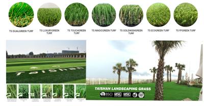 China 2025 New 30mm Pile Height Landscape Artificial Grass 12400 Dtex 60mm Landsacpe Grass for sale