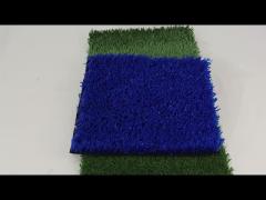 15mm Hockey Artificial Turf 8000 Detx Blue Synthetic Grass With Low Maintenance