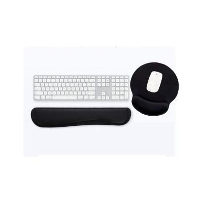 China OEM PASSIONATE Logo Wrist Rest Adhesive Foam Ergonomic Keyboard Mobile Pad And Mouse Pad for sale