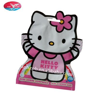 China Hot Sale Moisture Proof Custom Shaped Aluminum Foil Bag With Cartoon Pure Aluminum Bag For Toy Packing for sale