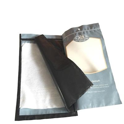 China Custom Ziplock Eco-Friendly Resealable Plastic Cigar Sachet Moisture Proof Zipper Pockets Plastic Cigar Packaging Bag for sale