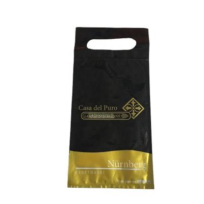 China Recyclable Portable Cigar Moisturizer Bag Custom Printed Design Four Fingers Plastic Packaging Sealed Bag for sale