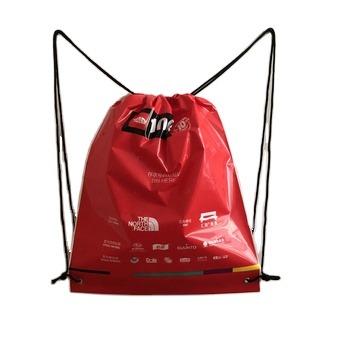 China BIODEGRADABLE Hot Selling PLA Handle Drawstring Bag Travel Storage Backpack Poly Drawstring Bag for sale