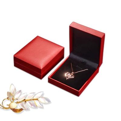 China Morden Wholesale Classic Luxury Gift Hot Selling Plastic Ring Necklace Bracelet Jewelry Box for sale