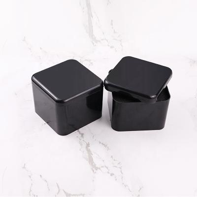 China Simple Custom Logo Composite Material Plastic Black Watch Box Kids Watch Box With Foam Insert for sale