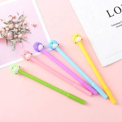 China Cartoon Gel Pen Gel Ink Pens Stationery Normal Promotional Cute School Office Supplies for sale