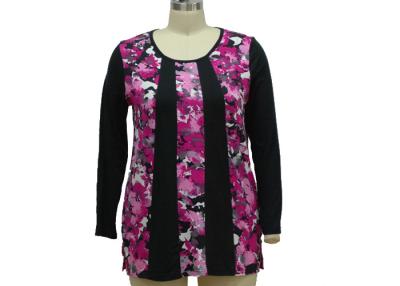 China Top floral de la camiseta de la manga larga romántica, camisetas llenas de las mangas para hermoso para mujer en venta