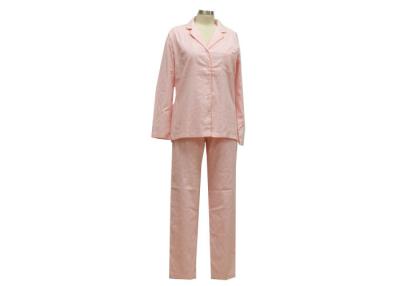 China Lightweight Women'S Long Sleeve Cotton Pajama Sets , Womens Cotton Knit Pajamas for sale