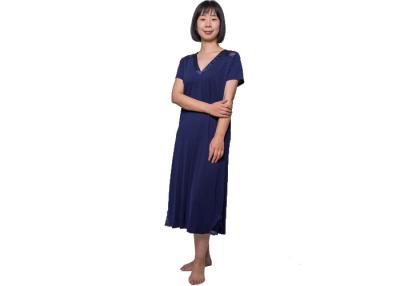 China Romantic Ladies Night Dresses Sleepwear , Short Sleeve Summer Pjs For Ladies for sale