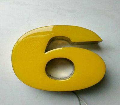 China LED frontlit resin channel letter for sale