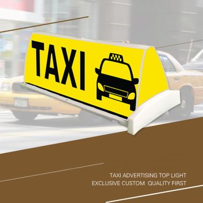 China taxi car roof moving sign, taxi car top advertising light box,Taxi Cab Roof Light LED light lamp for sale