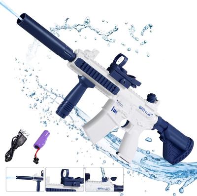 China Toy New Product M416 Electronic Rechargeable Summer Water Gun Outdoor Fully Electric Gun Toys For Children for sale