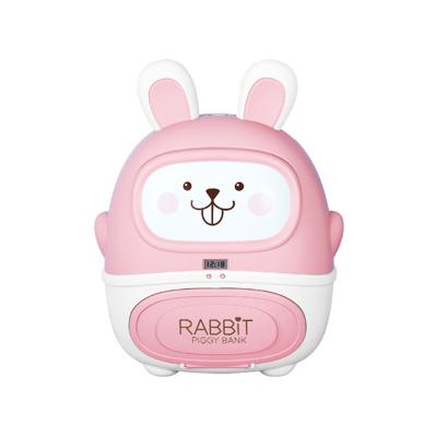 China Kids Piggy Bank Electronic Toy Electronic Cash Box Plastic Money Saving Piggy Banks Large Safe For Kids With Clock Or Lamp Fans for sale