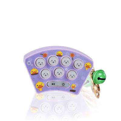 China Beat-A-mole Creative Interactive Handheld Game Cartoon Key Chain Mini Game Console Toy For Classic Children 54.5*47.5*51cm for sale