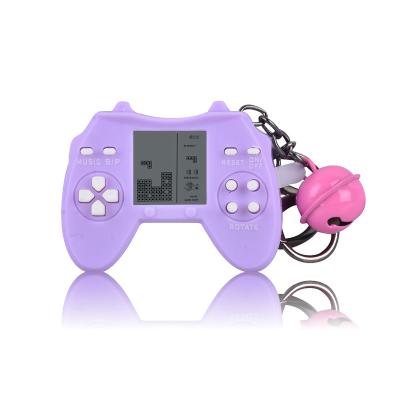 China Factory Supply Cute Mini Gamepad Keychain Pendant Kids Portable Game Players Tetris Console Toy Set 54.5*47.5*51cm for sale