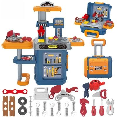 China Engineering Workshop Game 40 Pcs MODELS Tool Kit TOY Boys Birthday Gift Pretend Educational Toys With Screw for sale