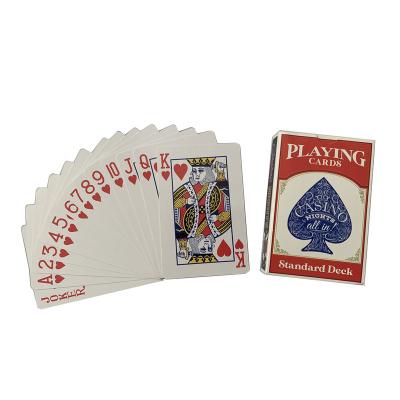 China Durable Custom Logo Waterproof Poker Sublimation Paper Playing Cards for sale