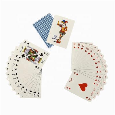 China Durable Custom Top Quality Paper Playing Cards Ireland Poker Eco Friendly Cards for sale