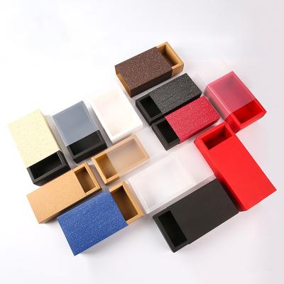 China Recycled Materials Wholesale Custom Rigid Drawer Box Tea Set Gift Box Folding Rigid Paper Packaging Boxes for sale