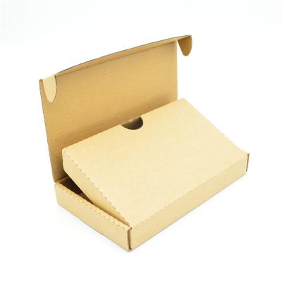 China Recycled Materials E Flute Phone Case Consumer Packaging Box Kraft Brown Corrugated Electronic Packing Mailer Box for sale