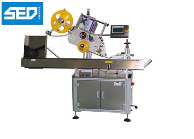 China Tipo horizontal vidrio automático Vial Automated Label Applicator de la máquina de etiquetado en venta