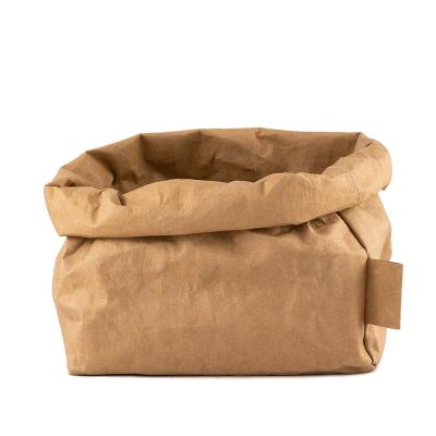 China Biodegradable Customize Design Color Biodegradable Kraft Paper Storage Bag for sale