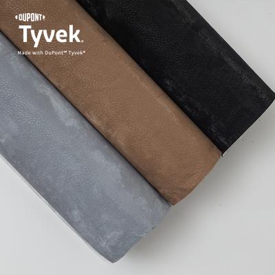 China Customized Waterproof Fluffy Color Environmental PU Coated Tyvek Fabric 1443R for sale