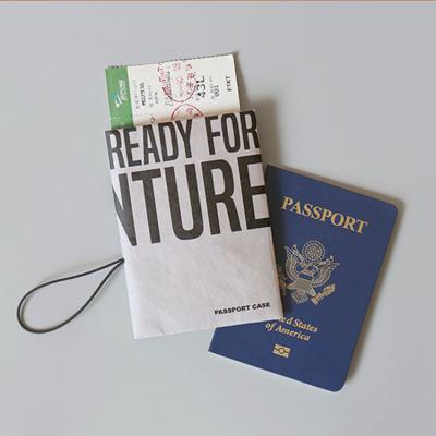 China Fashion PortableDuPont Paper Travel Passport Storage Holder for sale