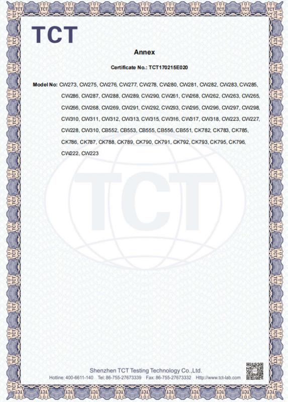 FCC - Shenzhen Unique Scales Co., Ltd.