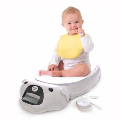 China ABS Plastic 20kg 620*332*88mm Platform Precision Digital Infant Health Intelligent Miniaturized Weight Scale for sale